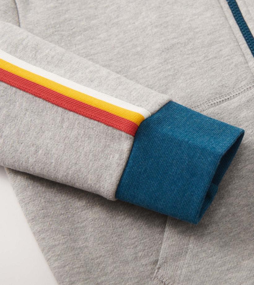 Boys Boys Athletic Grey Zip-Up Hoodie | Hatley Sweaters