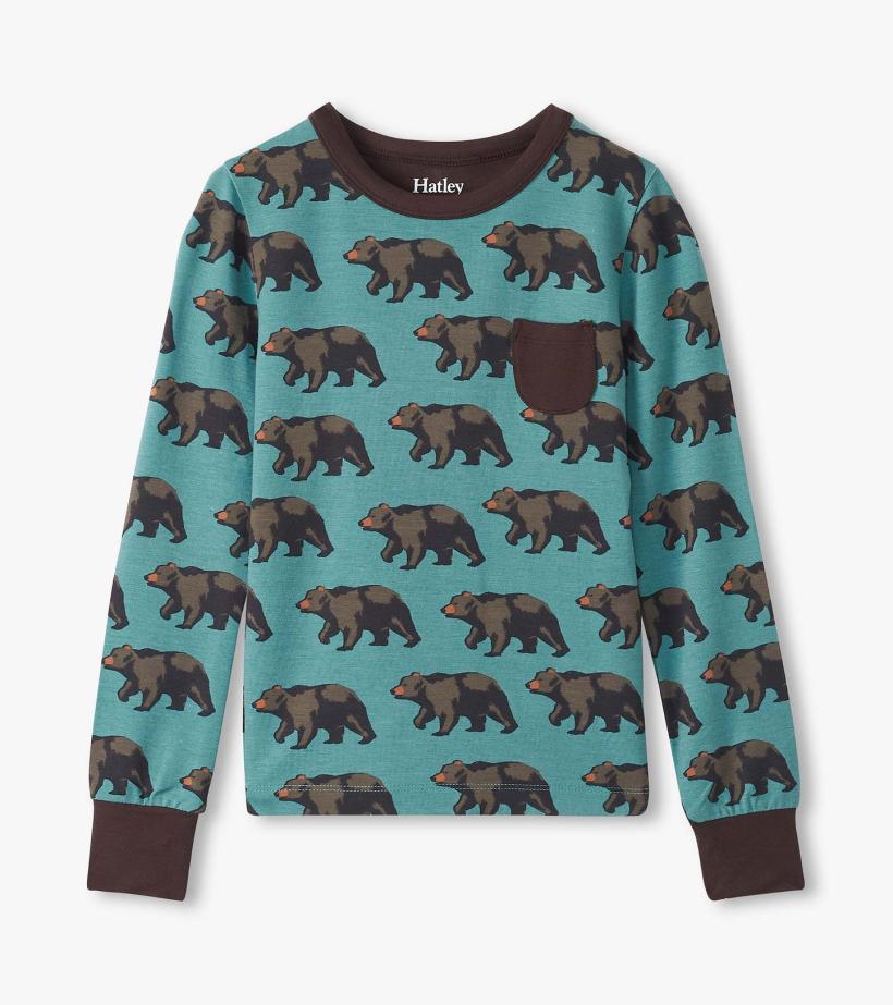 Boys Boys Bears Bamboo Pajama Set | Hatley Sleepwear
