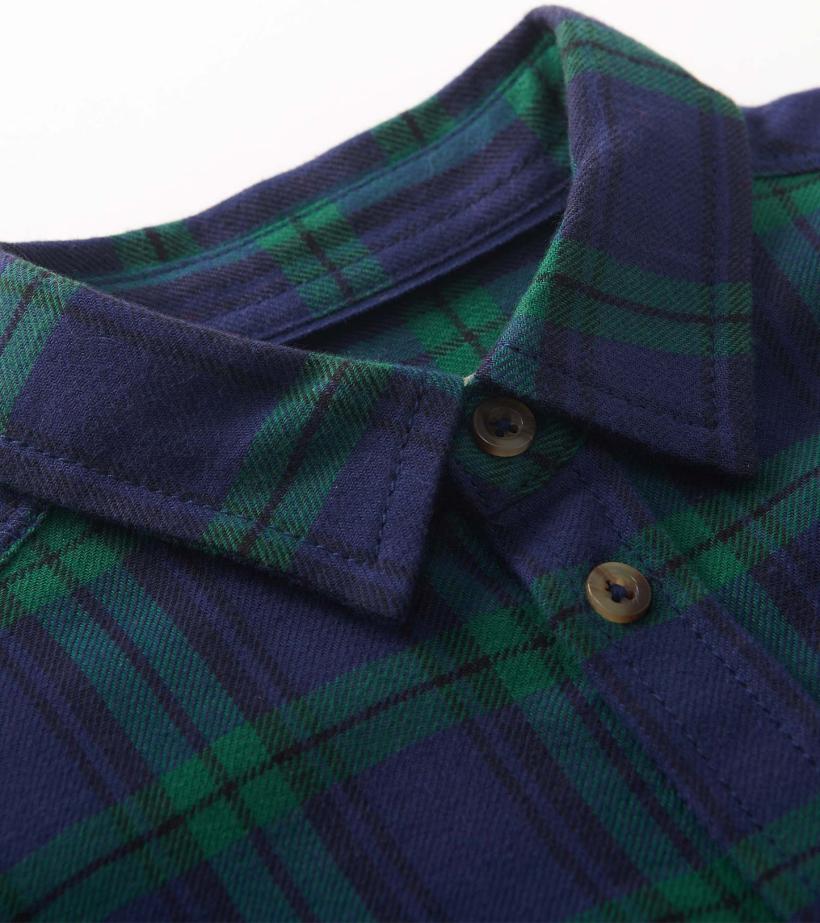 Boys Boys Blackwatch Plaid Button Down Shirt | Hatley Tops