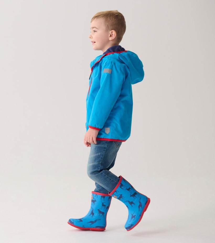 Boys Boys Blue Elks Packable Rain Boots | Hatley Rainwear