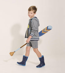 Boys Boys Blue Flame Zip-Up Hoodie | Hatley Tops