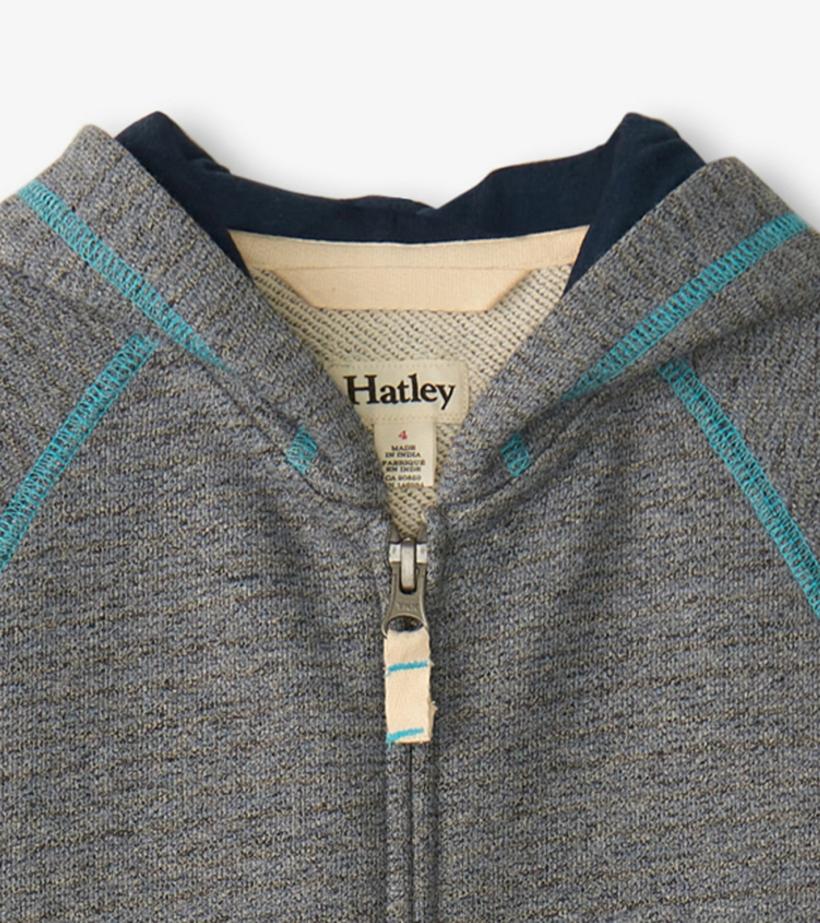 Boys Boys Blue Flame Zip-Up Hoodie | Hatley Tops
