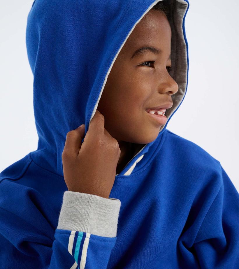 Boys Boys Blue Pullover Terry Sweatshirt | Hatley Sweaters