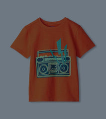 Boys Boys Boombox Glow In The Dark Graphic Tee | Hatley Tops