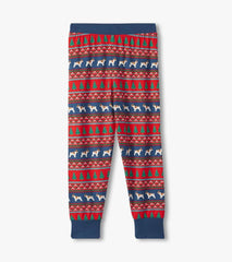 Boys Boys Bulldog Fair Isle Bamboo Pajama Set | Hatley Sleepwear