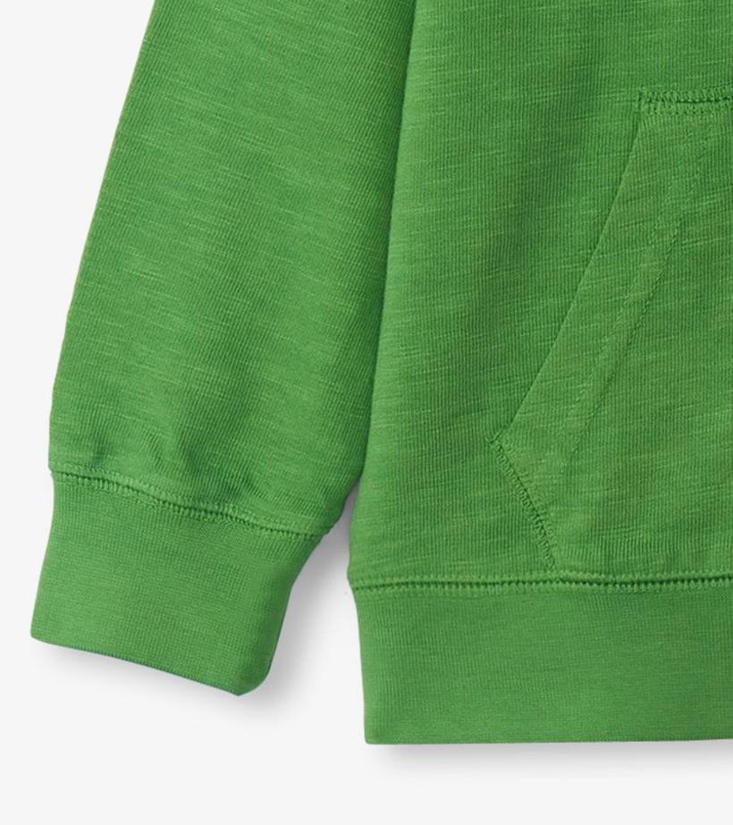 Boys Boys Camp Green Zip-Up Hoodie | Hatley Tops