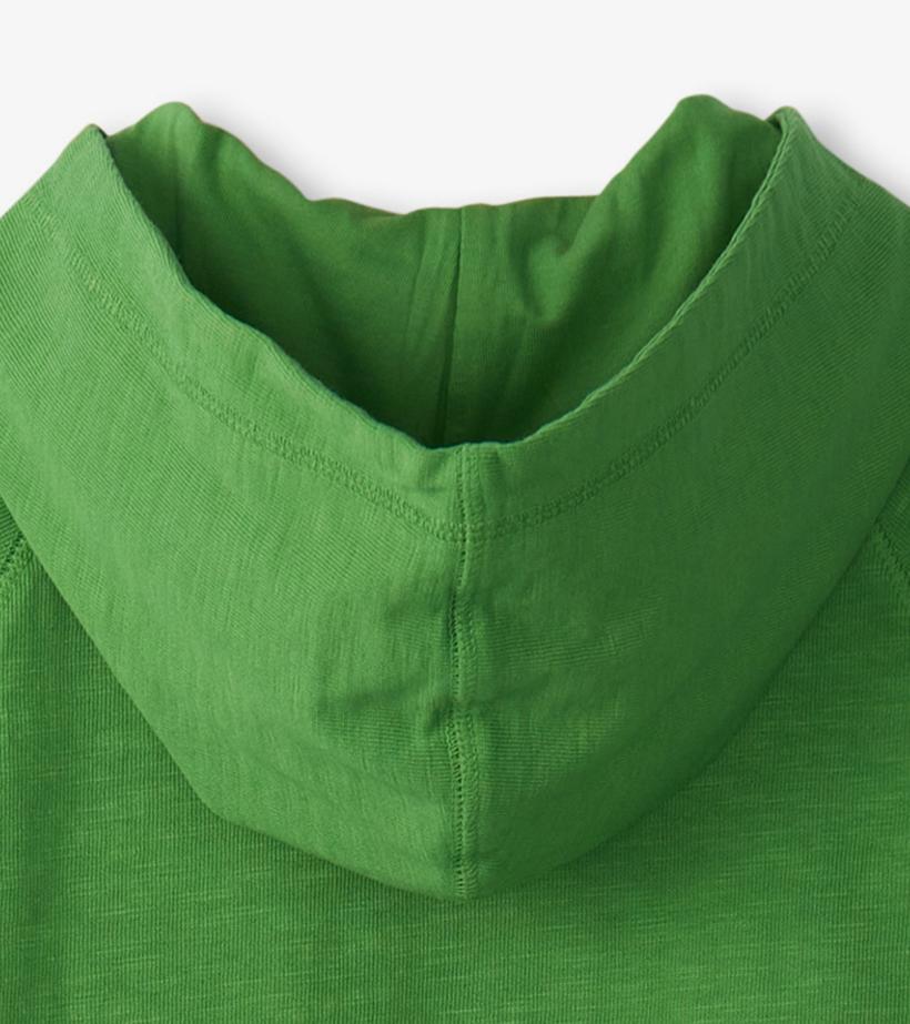 Boys Boys Camp Green Zip-Up Hoodie | Hatley Tops