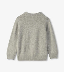 Boys Boys Charcoal Bear Crew Neck Sweater | Hatley Sweaters
