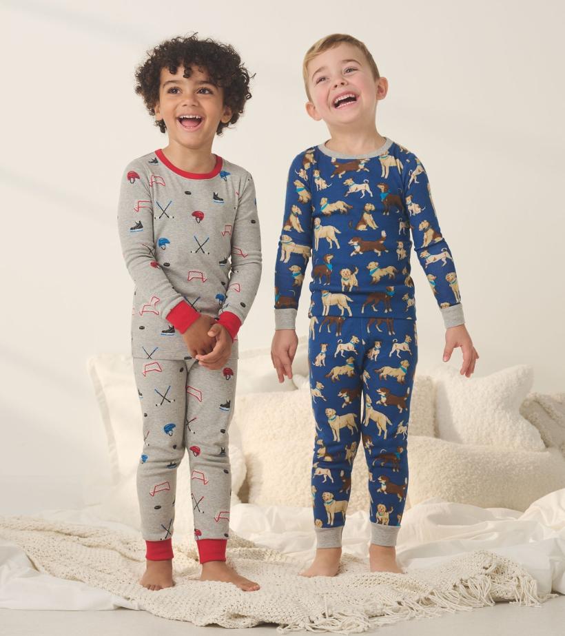 Boys Boys Classic Dogs Organic Cotton Pajama Set | Hatley Sleepwear