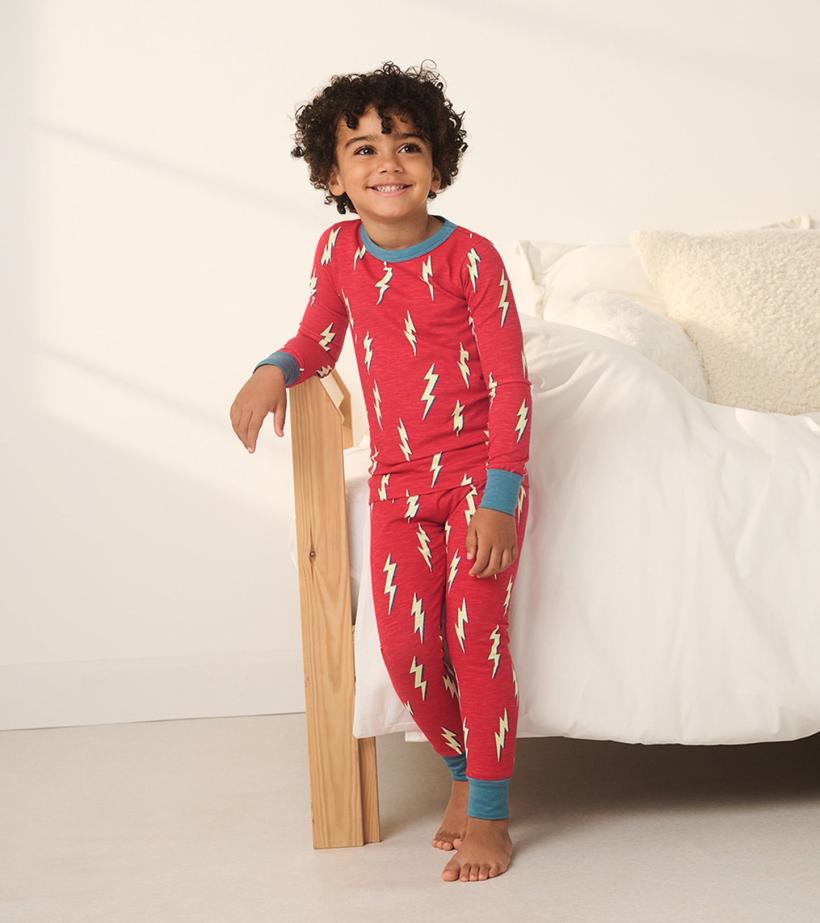 Boys Boys Cool Bolts Pajama Set | Hatley Sleepwear
