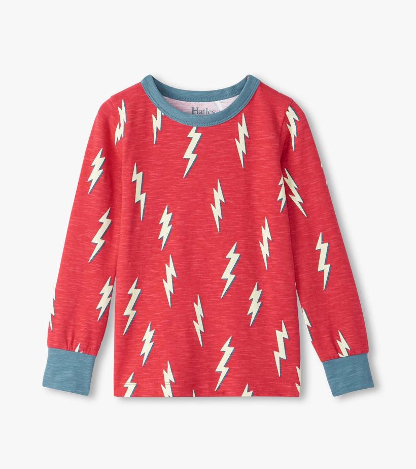 Boys Boys Cool Bolts Pajama Set | Hatley Sleepwear