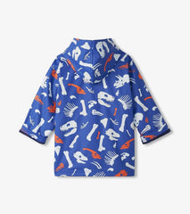 Boys Boys Dino Fossils Colour Changing Zip-Up Rain Jacket | Hatley Rainwear