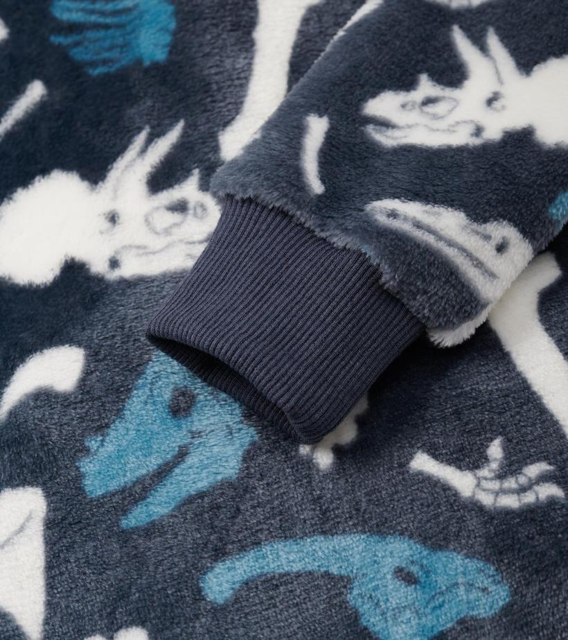 Boys Boys Dino Fossils Fleece Zip-Up Hoodie | Hatley Sweaters