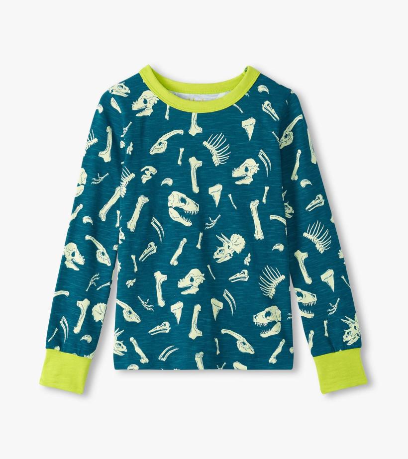 Boys Boys Dino Fossils Pajama Set | Hatley Sleepwear