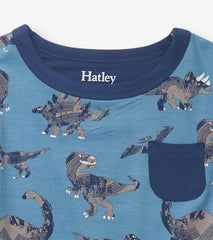 Boys Boys Dinosaur Bamboo Short Pajama Set | Hatley Sleepwear