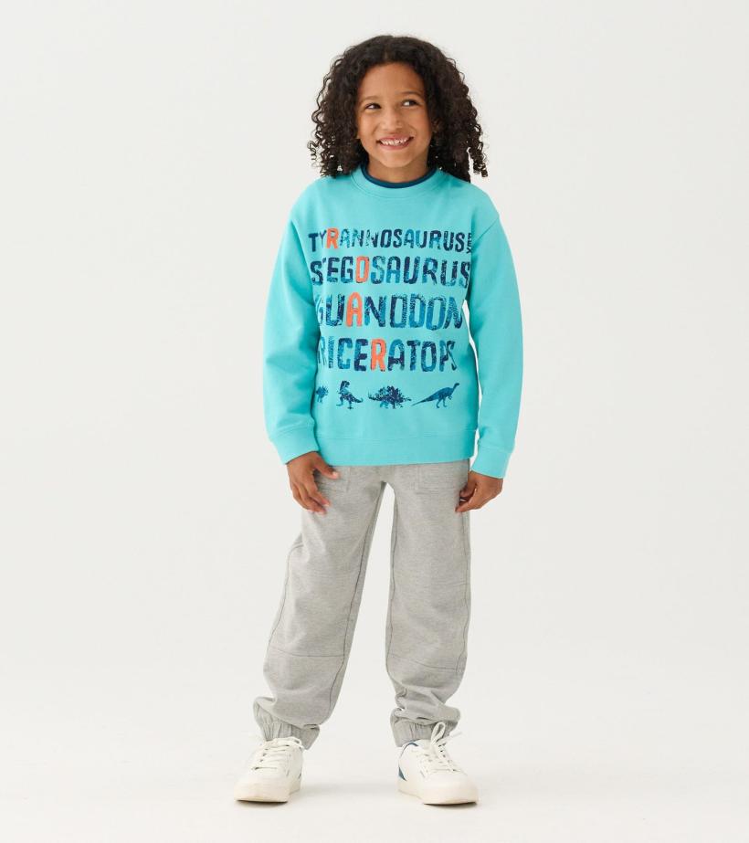 Boys Boys Dinosaur Roar Sweatshirt | Hatley Sweaters
