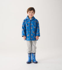 Boys Boys Dinosaur Zip-Up Rain Jacket | Hatley Rainwear