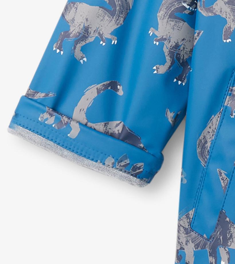 Boys Boys Dinosaur Zip-Up Rain Jacket | Hatley Rainwear