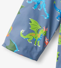 Boys Boys Dragon Realm Button-Up Rain Jacket | Hatley Rainwear