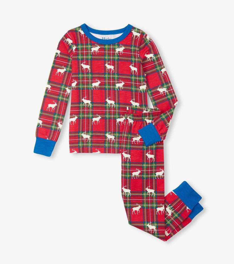 Boys Boys Elk Plaid Pajama Set | Hatley Sleepwear