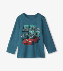 Boys Boys Fast &amp; Free Long Sleeve T-Shirt | Hatley Tops