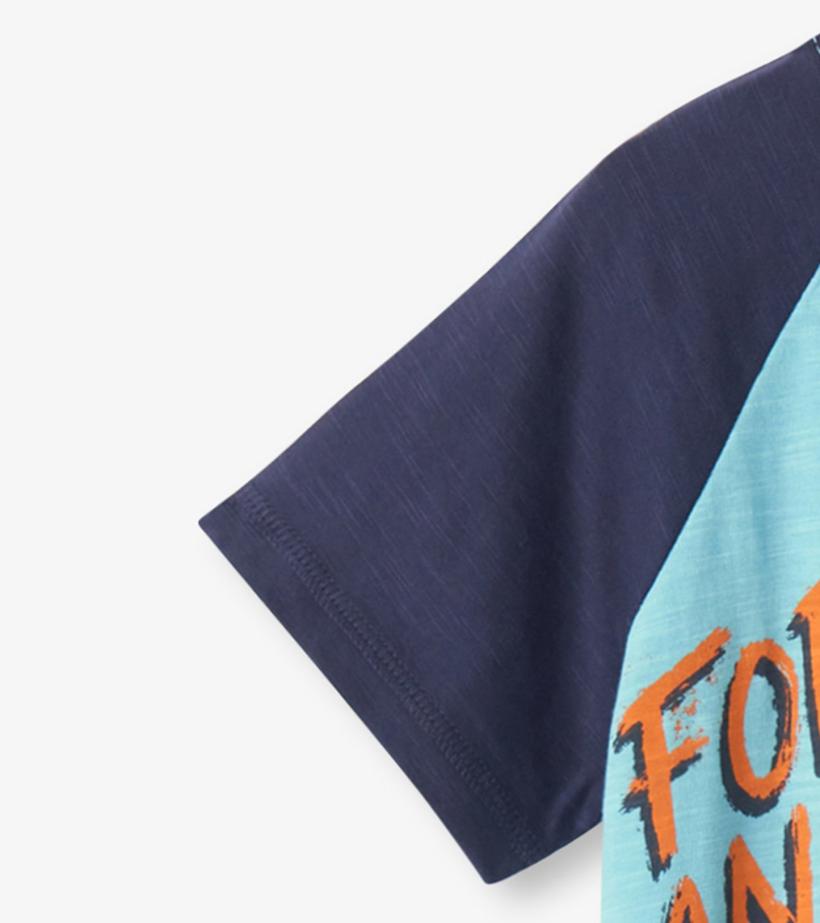 Boys Boys Forest Animals Raglan T-Shirt | Hatley Tops