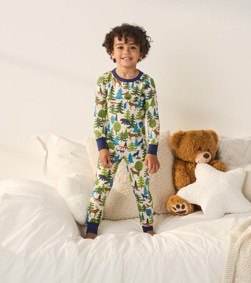 Boys Boys Forest Scene Pajama Set | Hatley Sleepwear