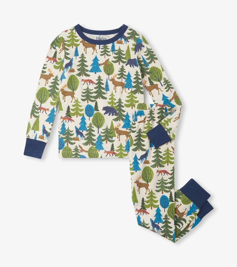 Boys Boys Forest Scene Pajama Set | Hatley Sleepwear