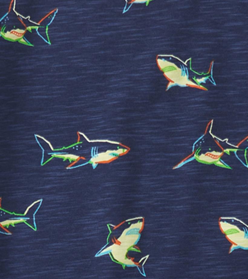 Boys Boys Glow Sharks Pajama Set | Hatley Sleepwear