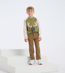 Boys Boys Grand Elk Long Sleeve T-Shirt | Hatley Tops
