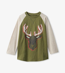 Boys Boys Grand Elk Long Sleeve T-Shirt | Hatley Tops
