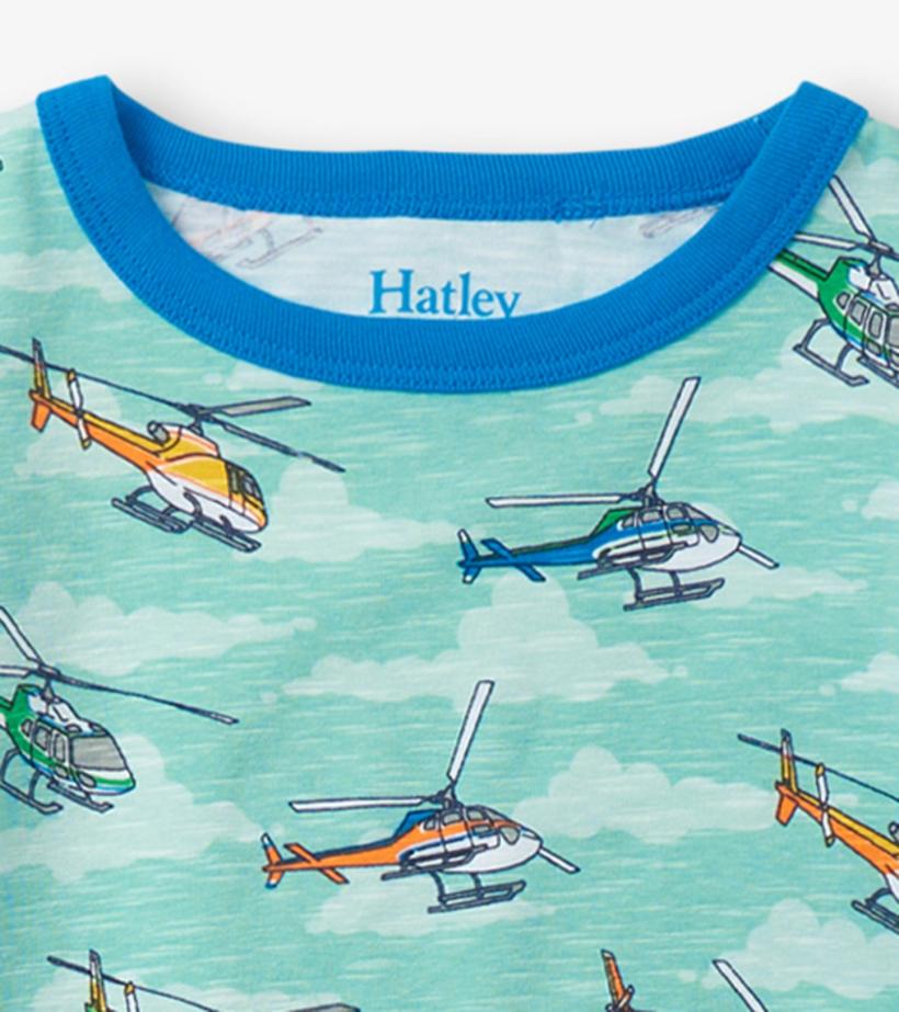 Boys Boys Helicopters Pajama Set | Hatley Sleepwear