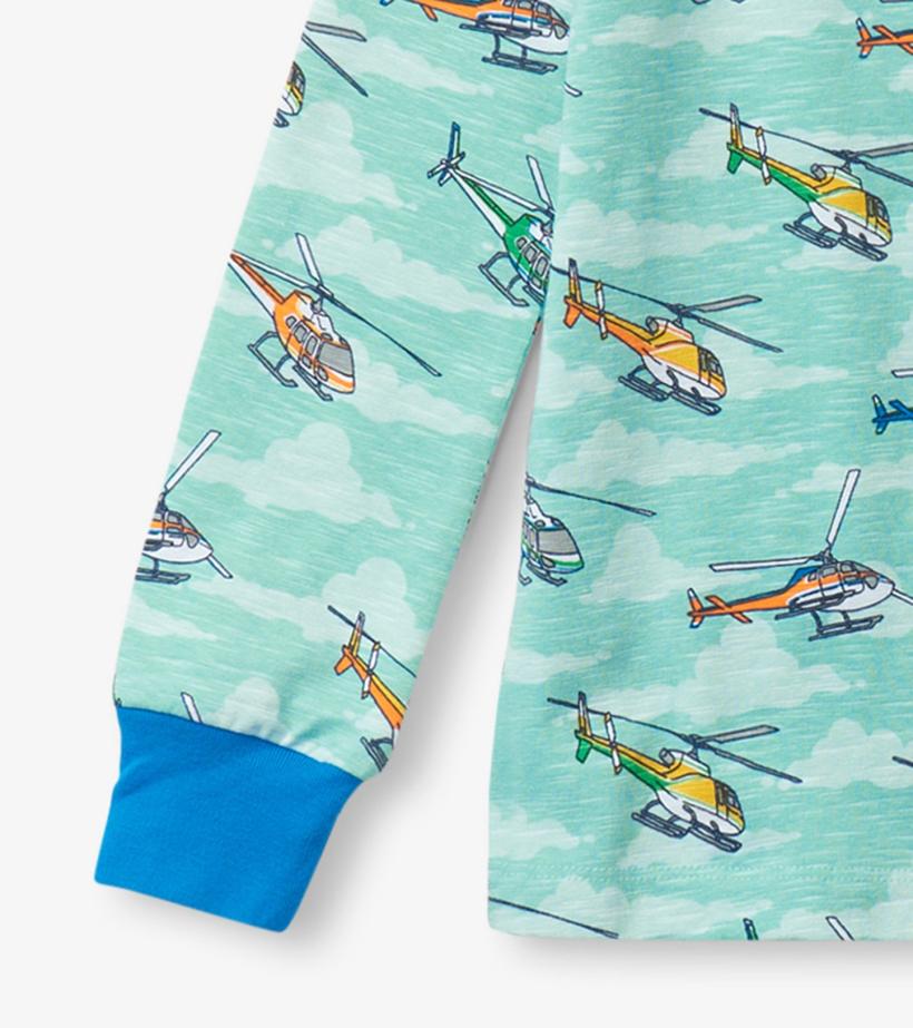Boys Boys Helicopters Pajama Set | Hatley Sleepwear