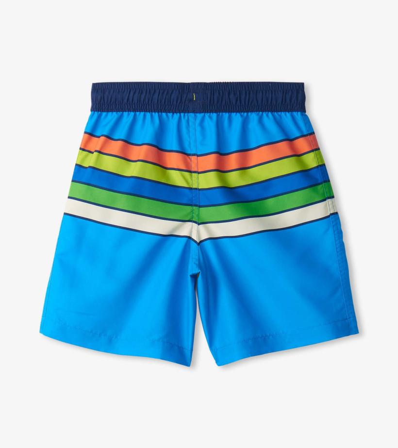 Boys Boys Malibu Stripe Swim Trunks | Hatley Swimwear