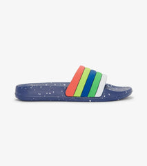 Boys Boys Malibu Stripes Slides | Hatley Swimwear