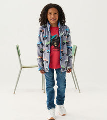 Boys Boys Monster Trucks Long Sleeve Raglan T-Shirt | Hatley Tops