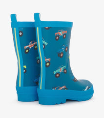 Boys Boys Monster Trucks Matte Rain Boots | Hatley Rainwear