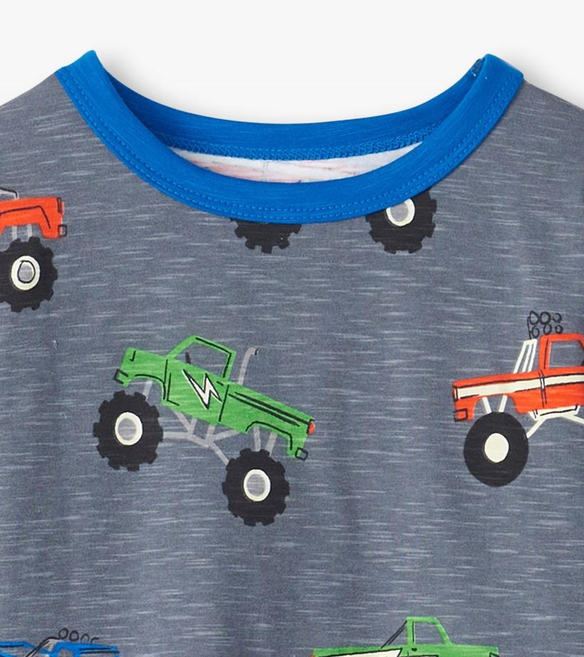 Boys Boys Monster Trucks Pajama Set | Hatley Sleepwear