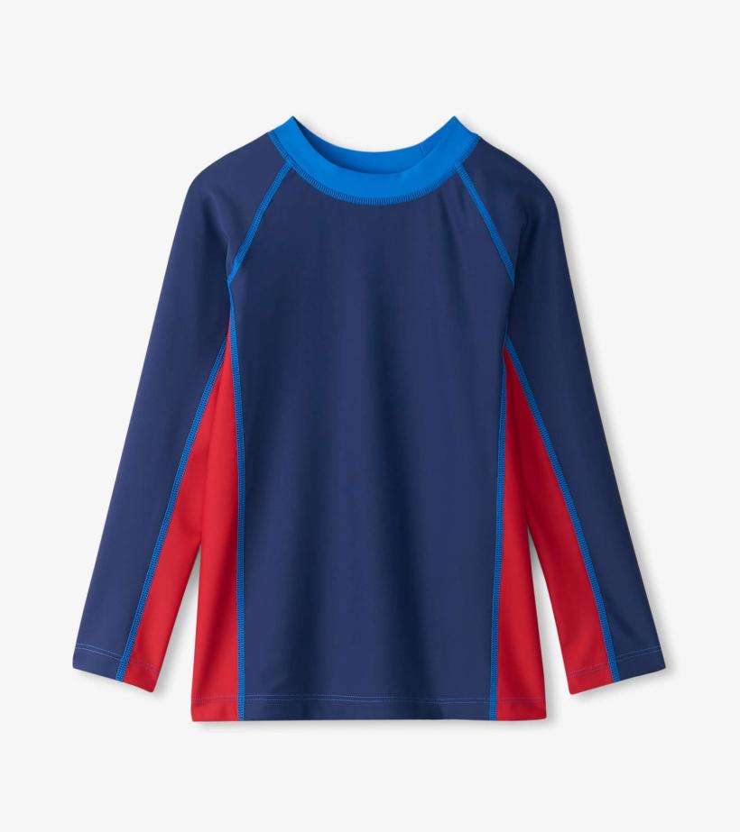 Boys Boys Nautical Colourblock Long Sleeve Rashguard | Hatley Swimwear