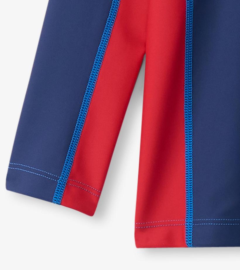 Boys Boys Nautical Colourblock Long Sleeve Rashguard | Hatley Swimwear