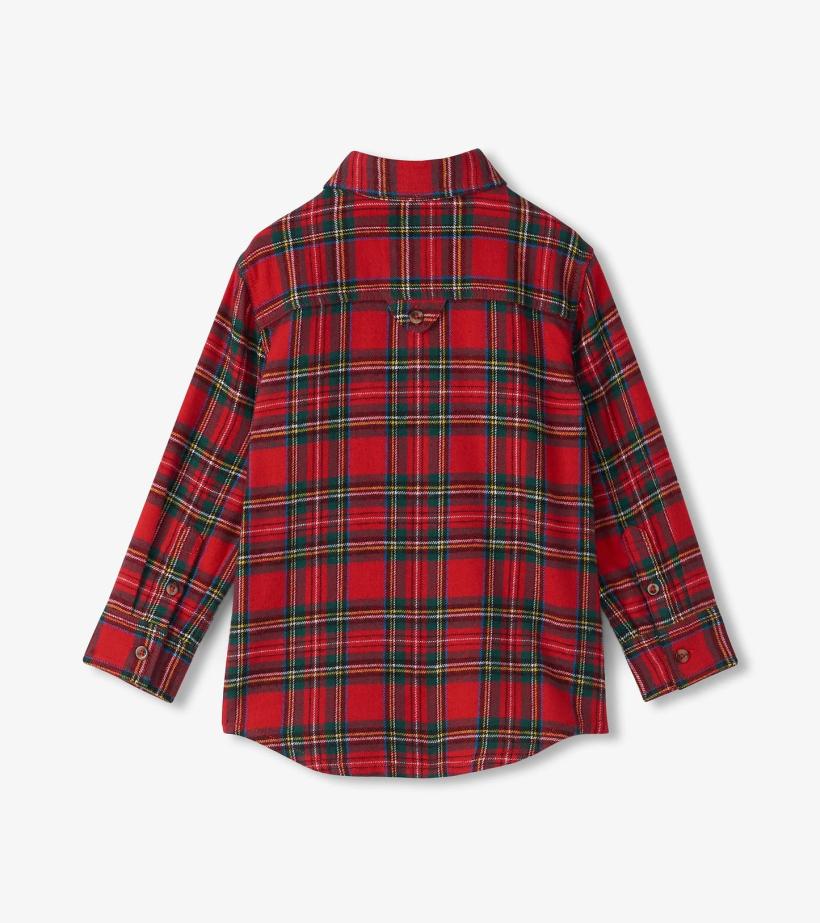 Boys Boys Red Plaid Button Down Shirt | Hatley Tops