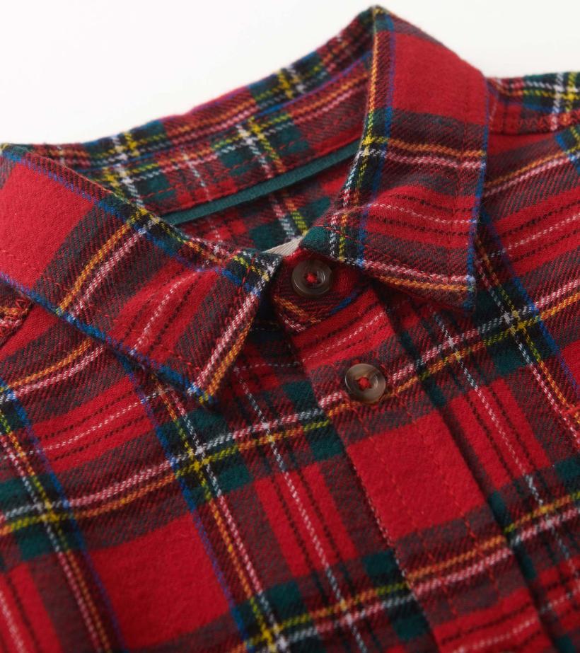 Boys Boys Red Plaid Button Down Shirt | Hatley Tops