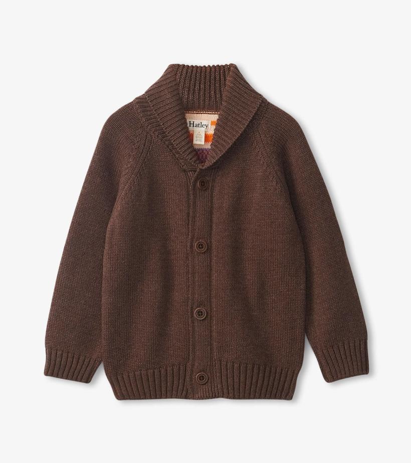 Boys Boys Rocky Mountain Shawl Collar Cardigan | Hatley Sweaters