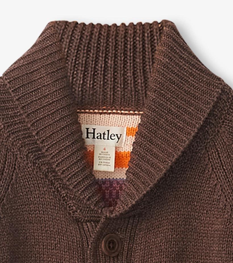 Boys Boys Rocky Mountain Shawl Collar Cardigan | Hatley Sweaters