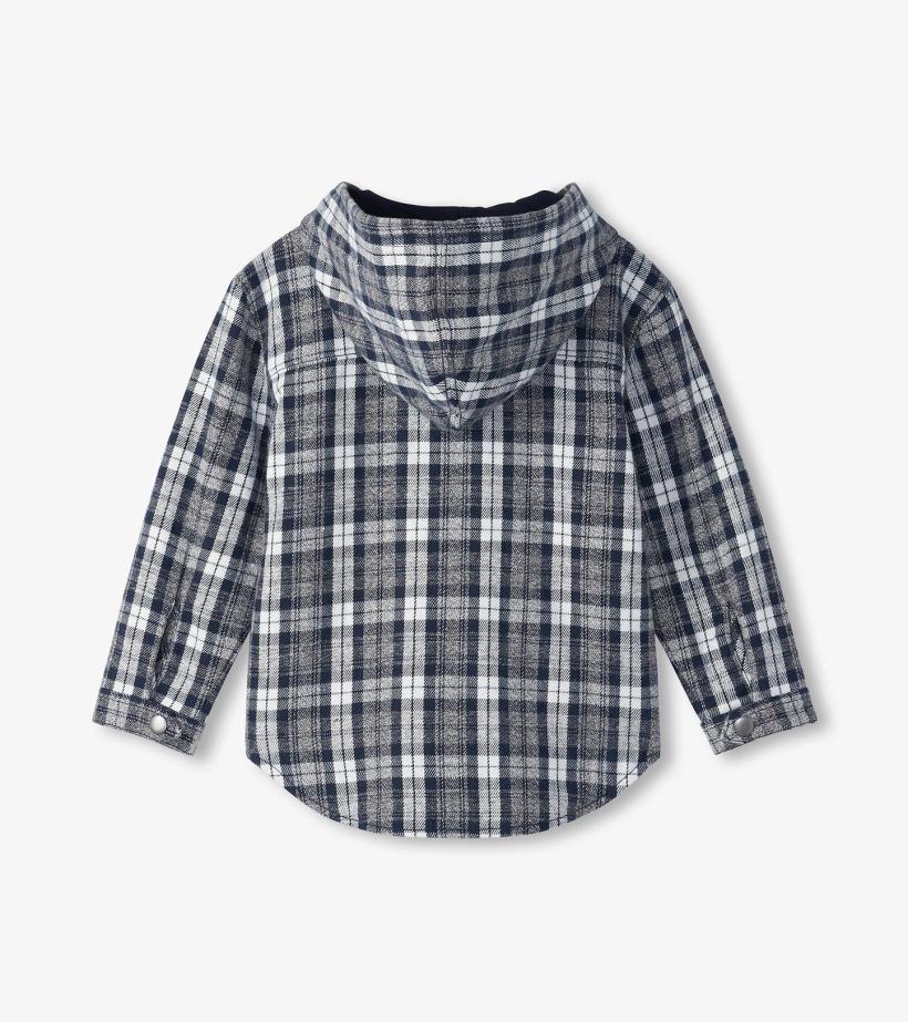 Boys Boys Salute Plaid Lined Hooded Jacket | Hatley Sweaters