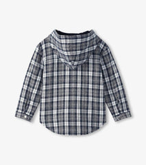 Boys Boys Salute Plaid Lined Hooded Jacket | Hatley Sweaters