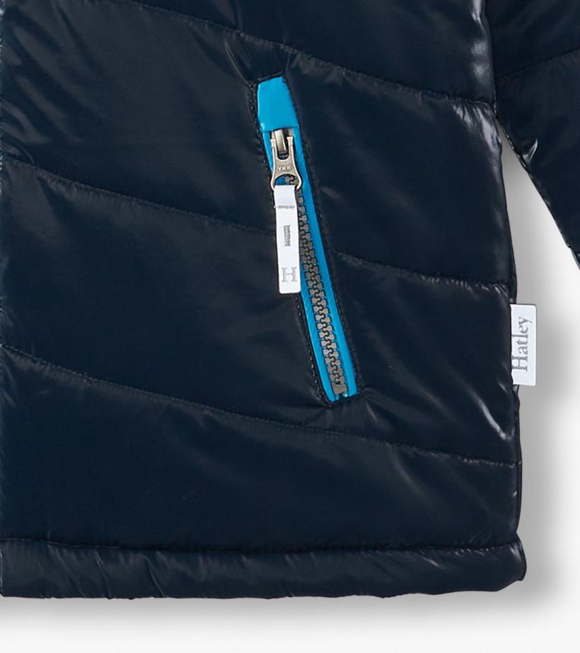 Boys Boys Shark Skin Puffer Jacket | Hatley Outerwear