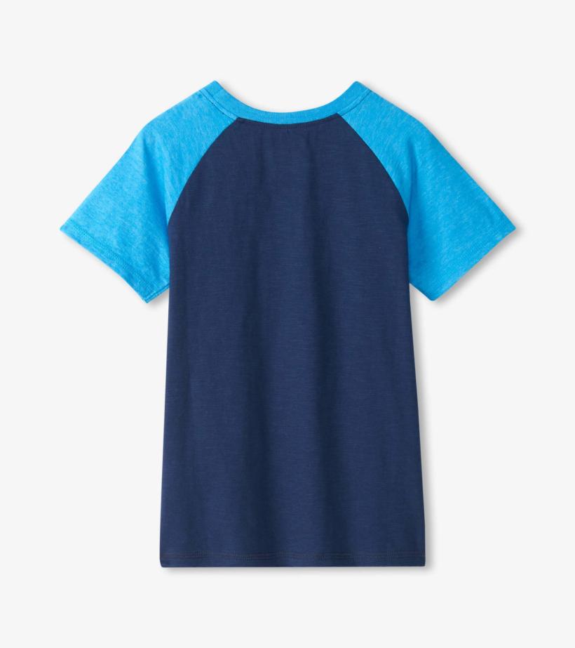 Boys Boys Sharks Raglan T-Shirt | Hatley Tops