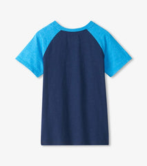 Boys Boys Sharks Raglan T-Shirt | Hatley Tops