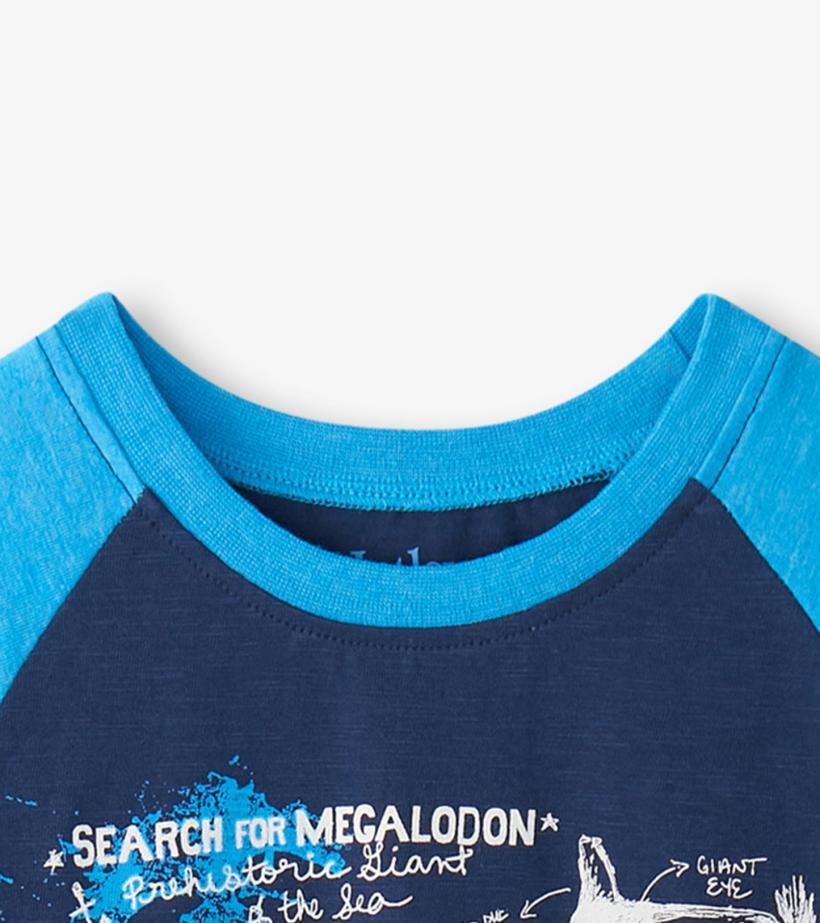 Boys Boys Sharks Raglan T-Shirt | Hatley Tops